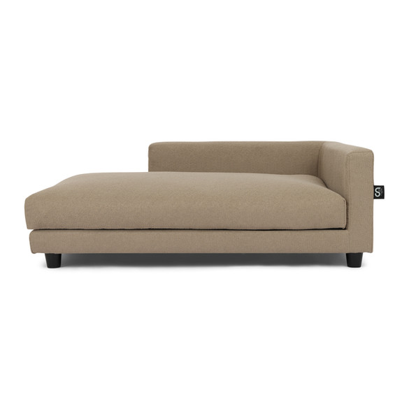 OPULENT Collection Dog Sofa Bed in Sand.