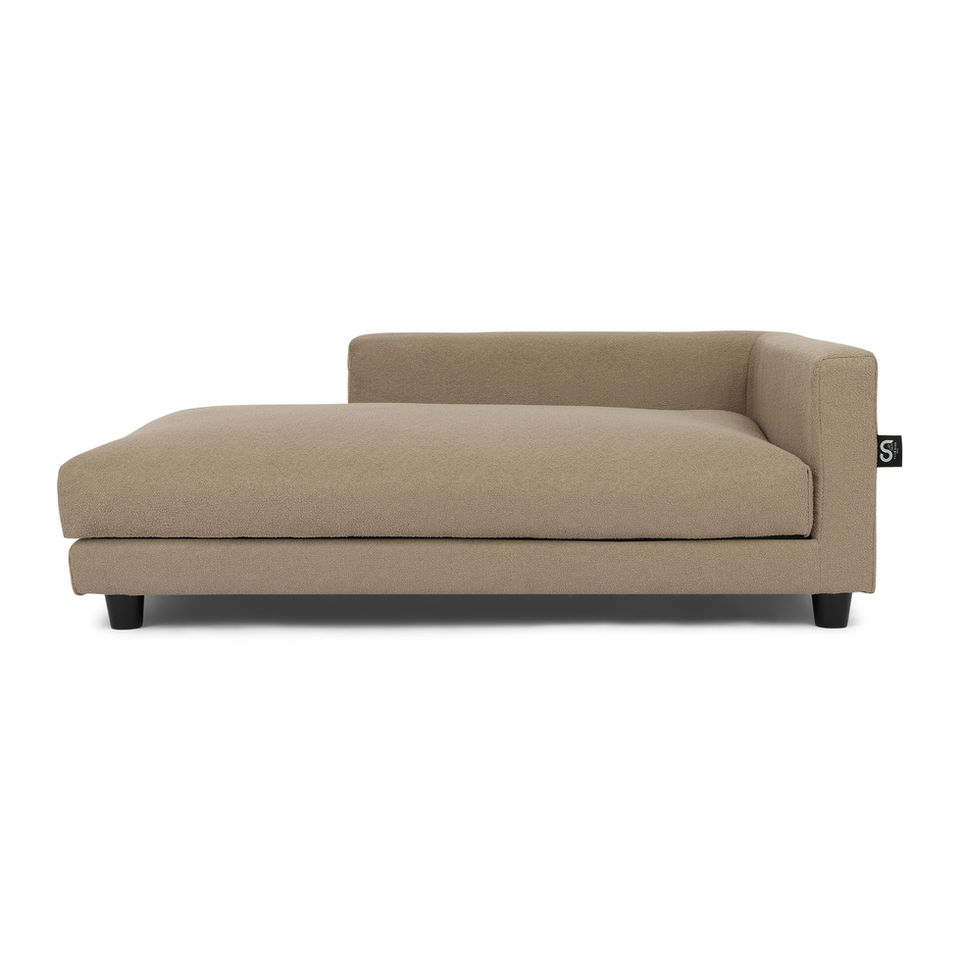 OPULENT Collection Dog Sofa Bed in Sand.