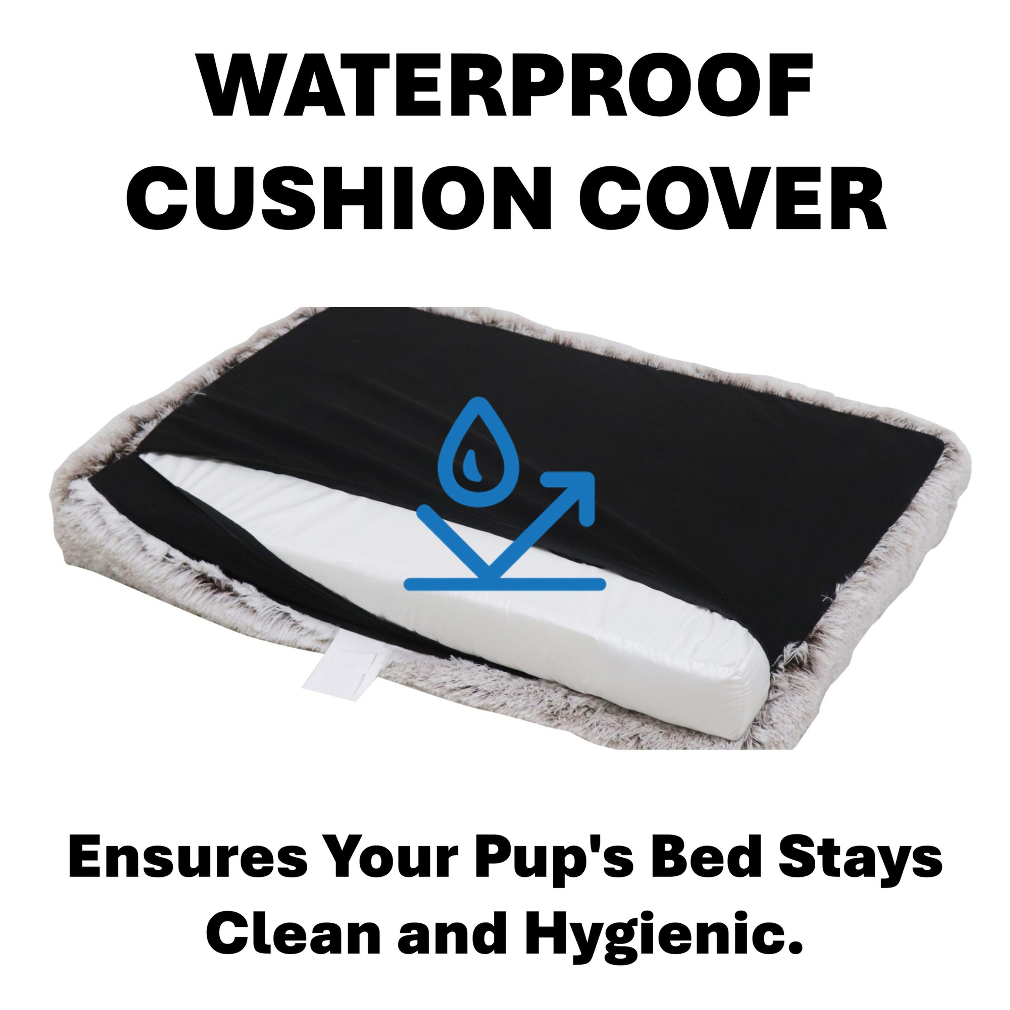 MILO True Orthopedic Elevated Pet Bed for Dogs Waterproof Cushion Cover