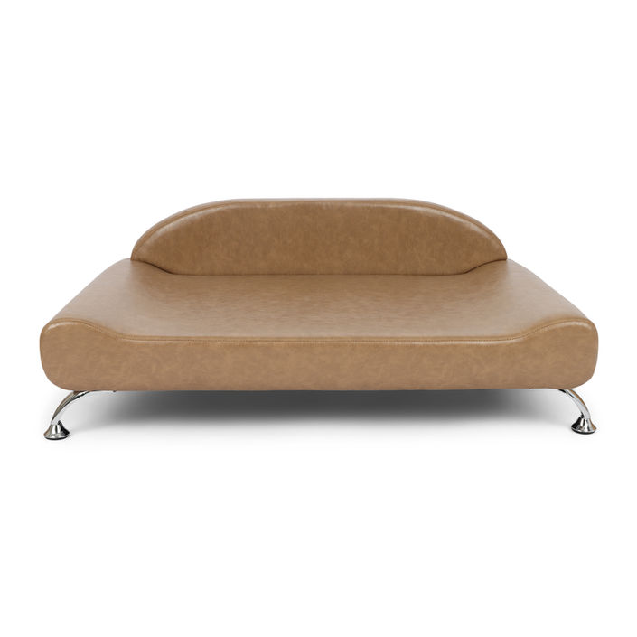 Dream Lounger Orthopedic Dog Bed for Large & Extra-Large Dogs in Cognac, front view