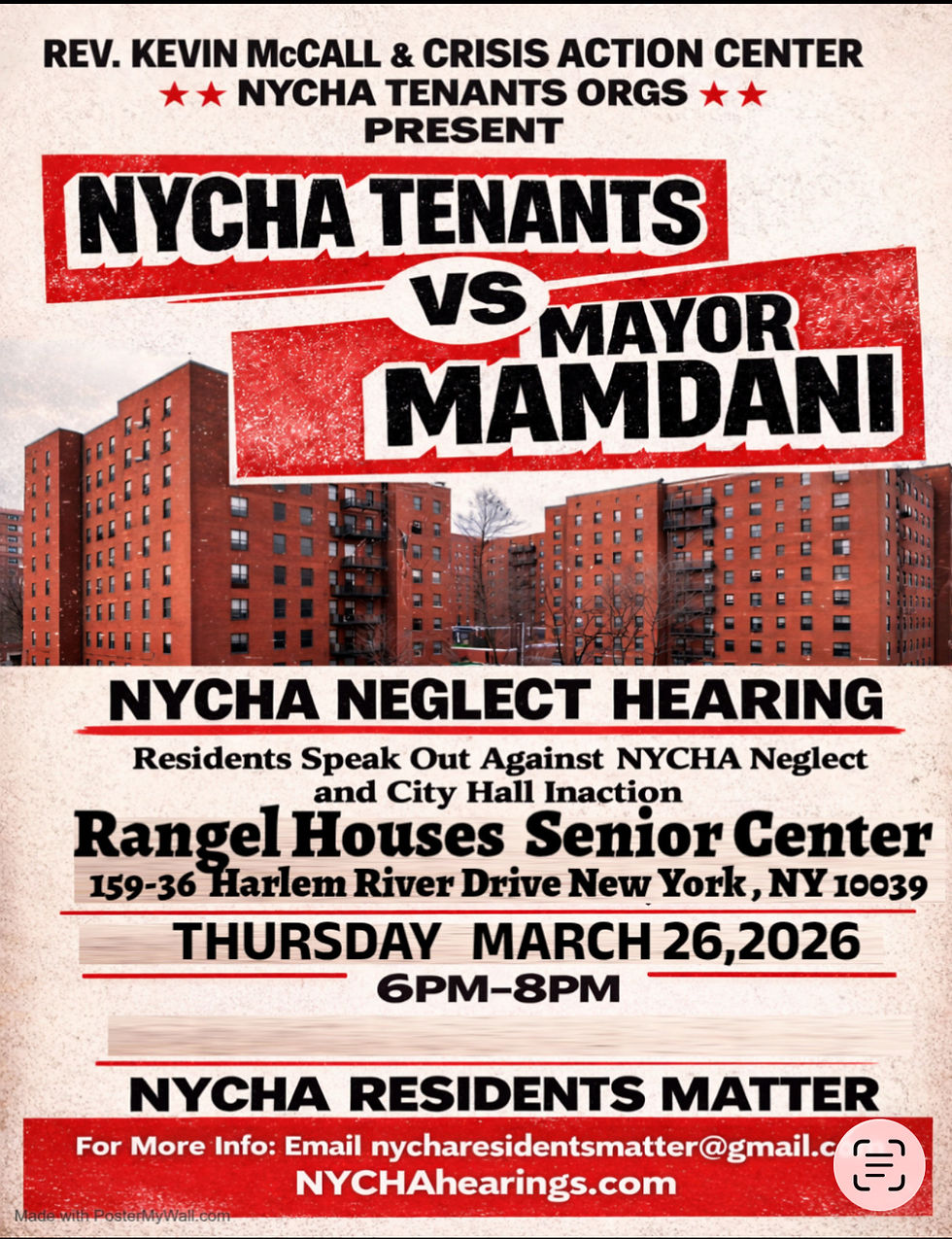 Harlem NYCHA Neglect Hearing