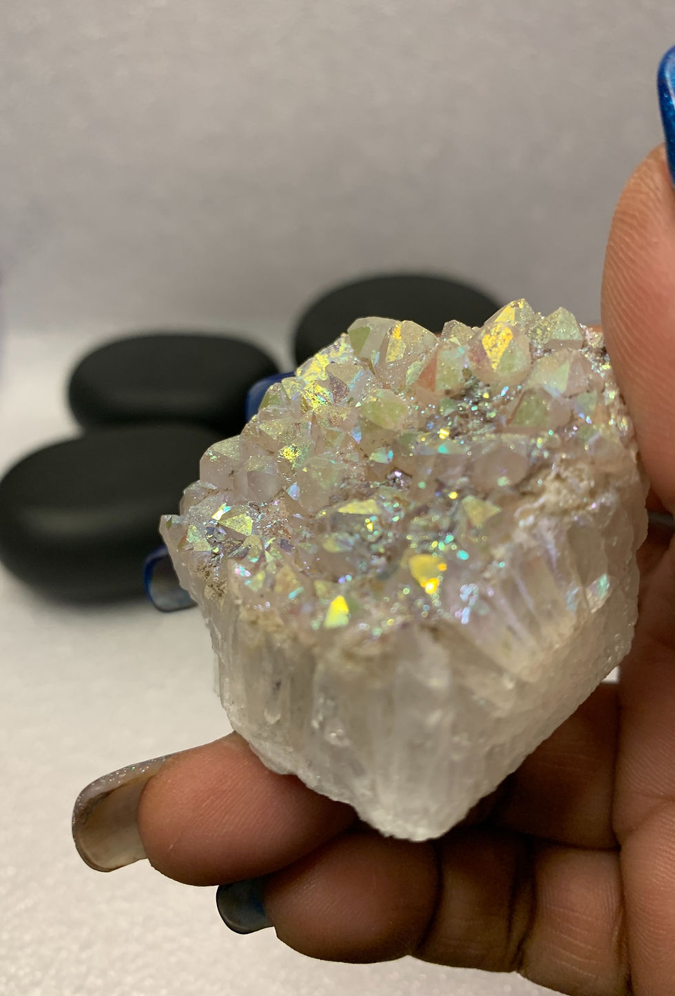 Miniatura: Angel Aura Quartz Cluster