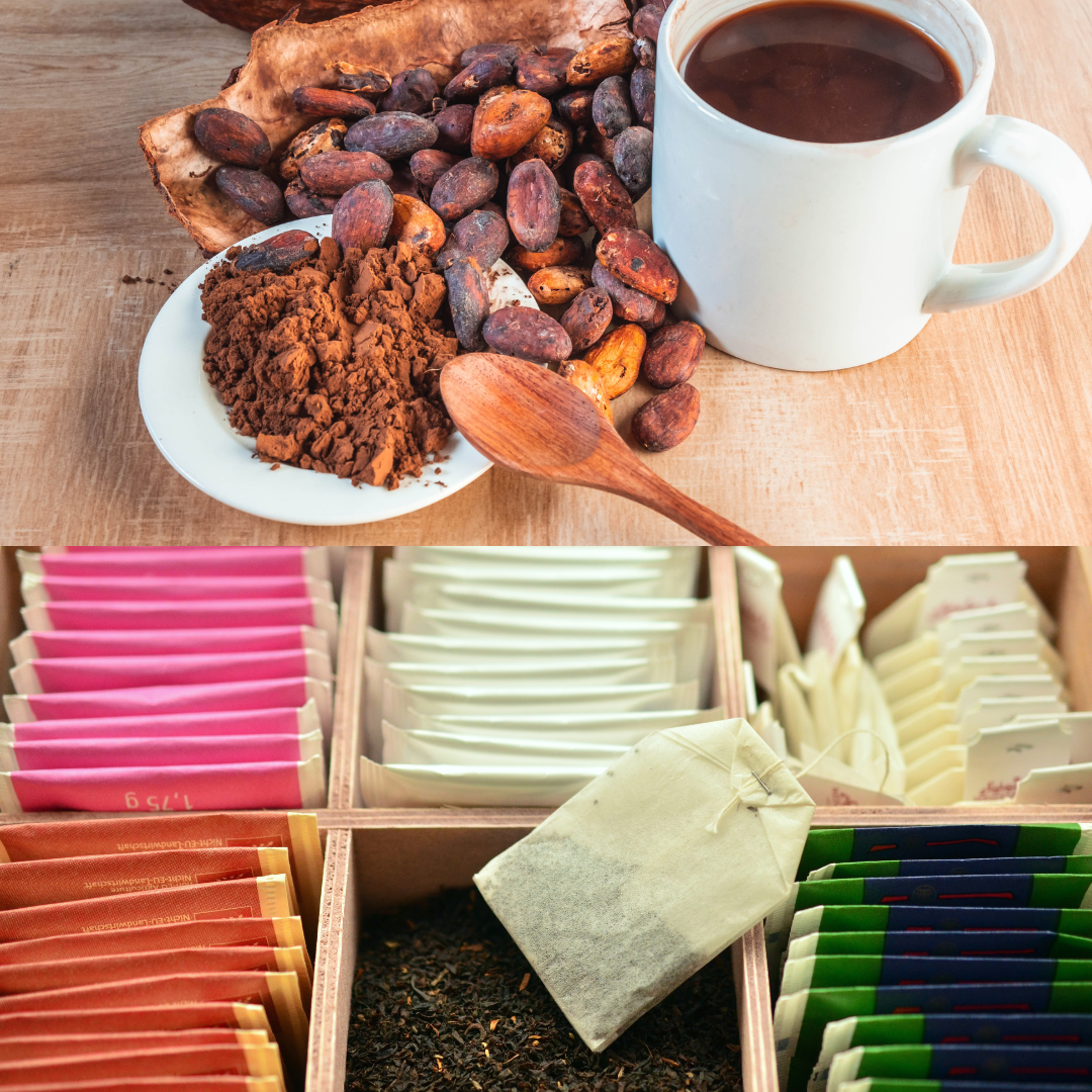 Arranged Food and Objects
