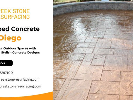 How Stamped Concrete in San Diego Improves Home Aesthetics