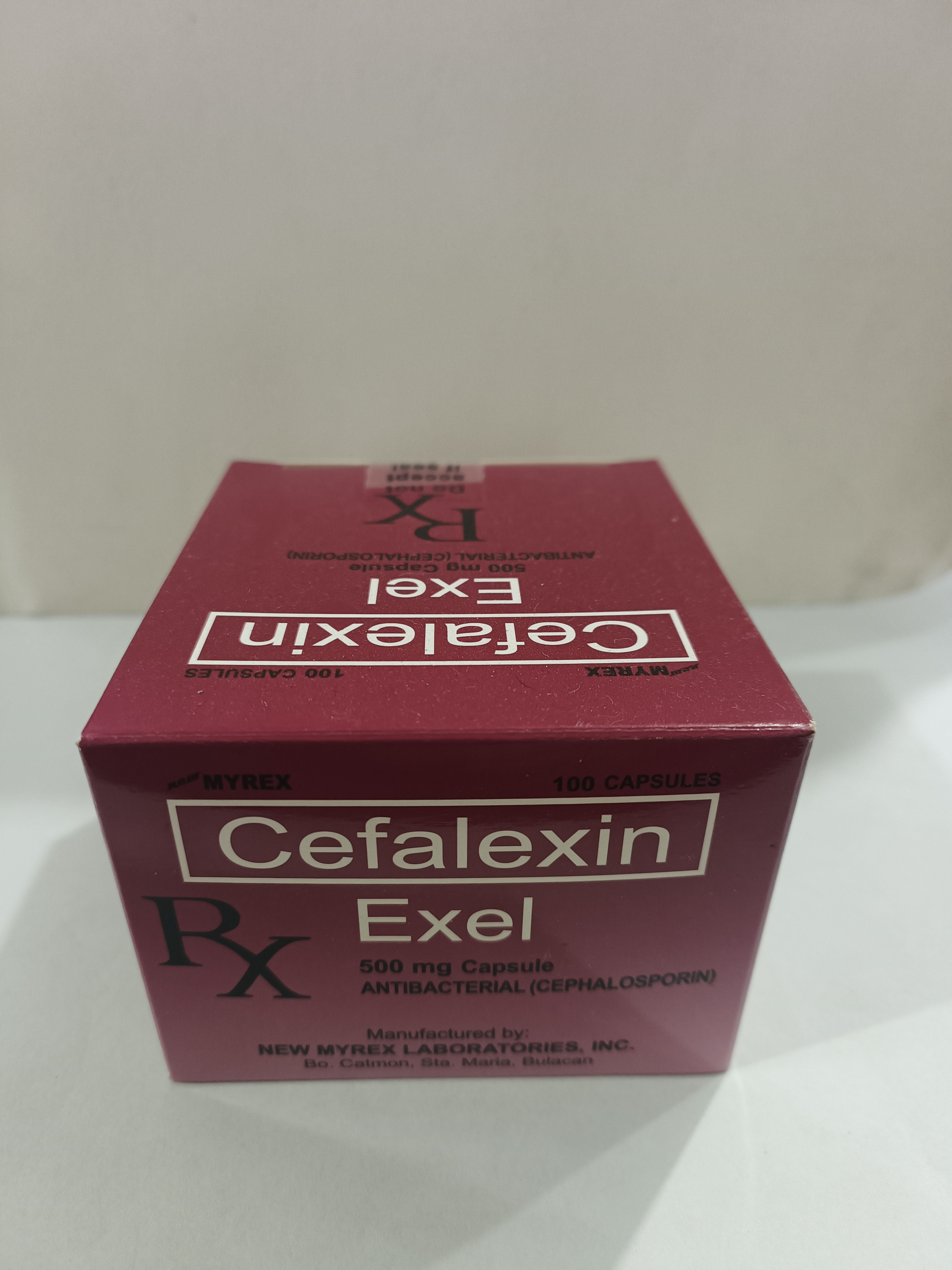 EXEL (Cefalexin) 100 Capsules