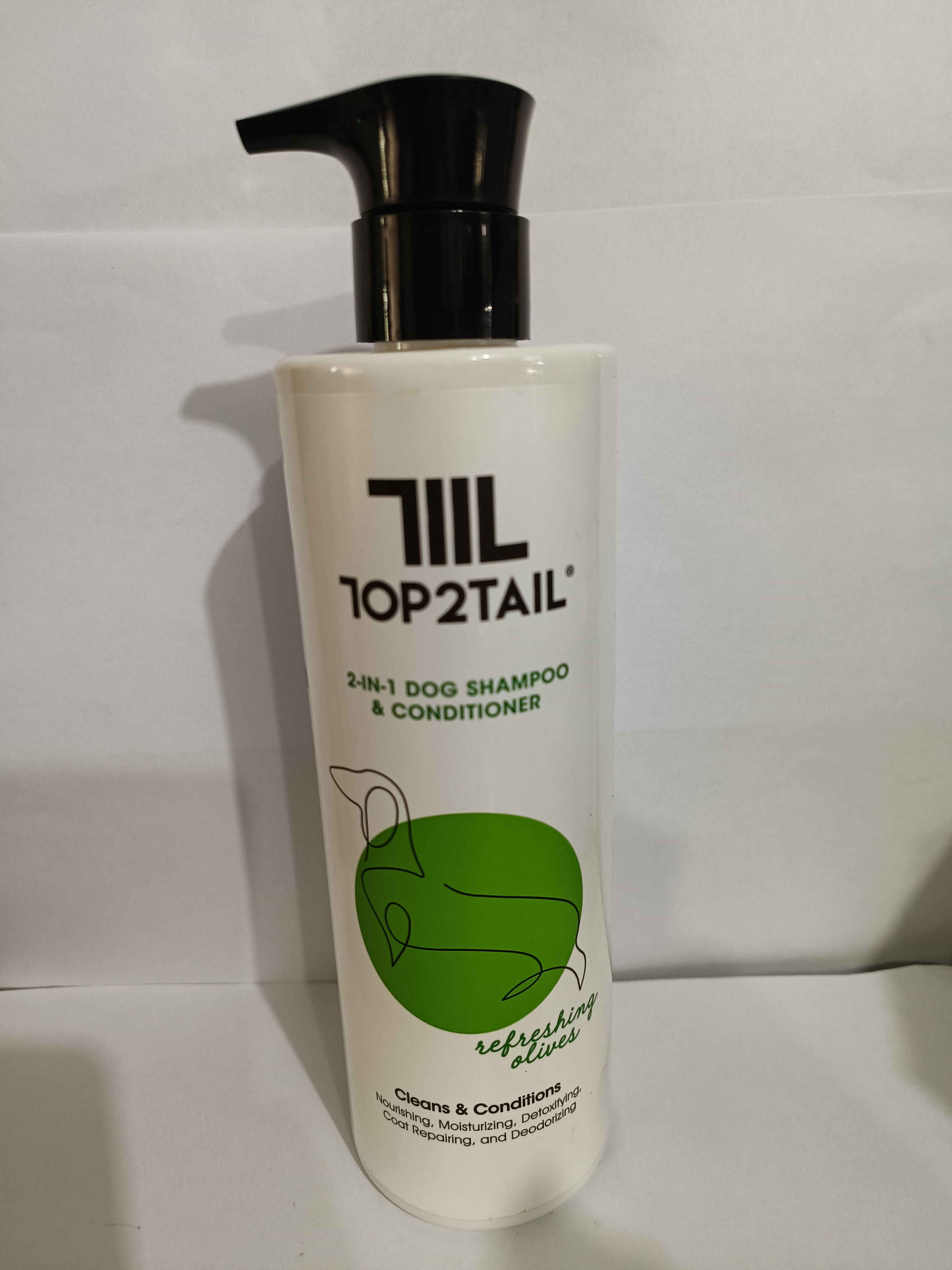 TOP2TAIL (2-in-1 Dog Shampoo & Conditioner) - Refreshing Olives