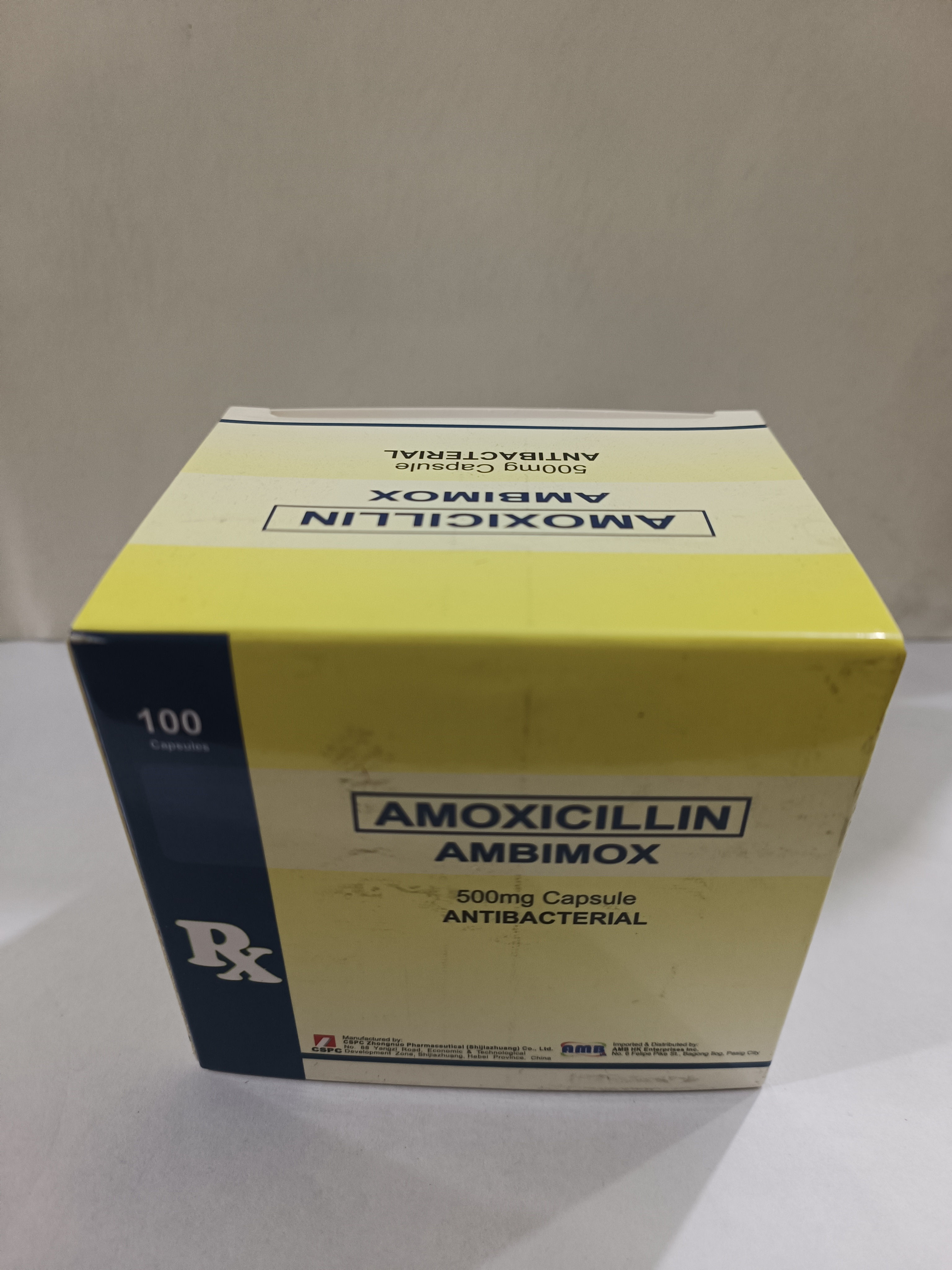 AMBIMOX (Amoxicillin) 100 capsules