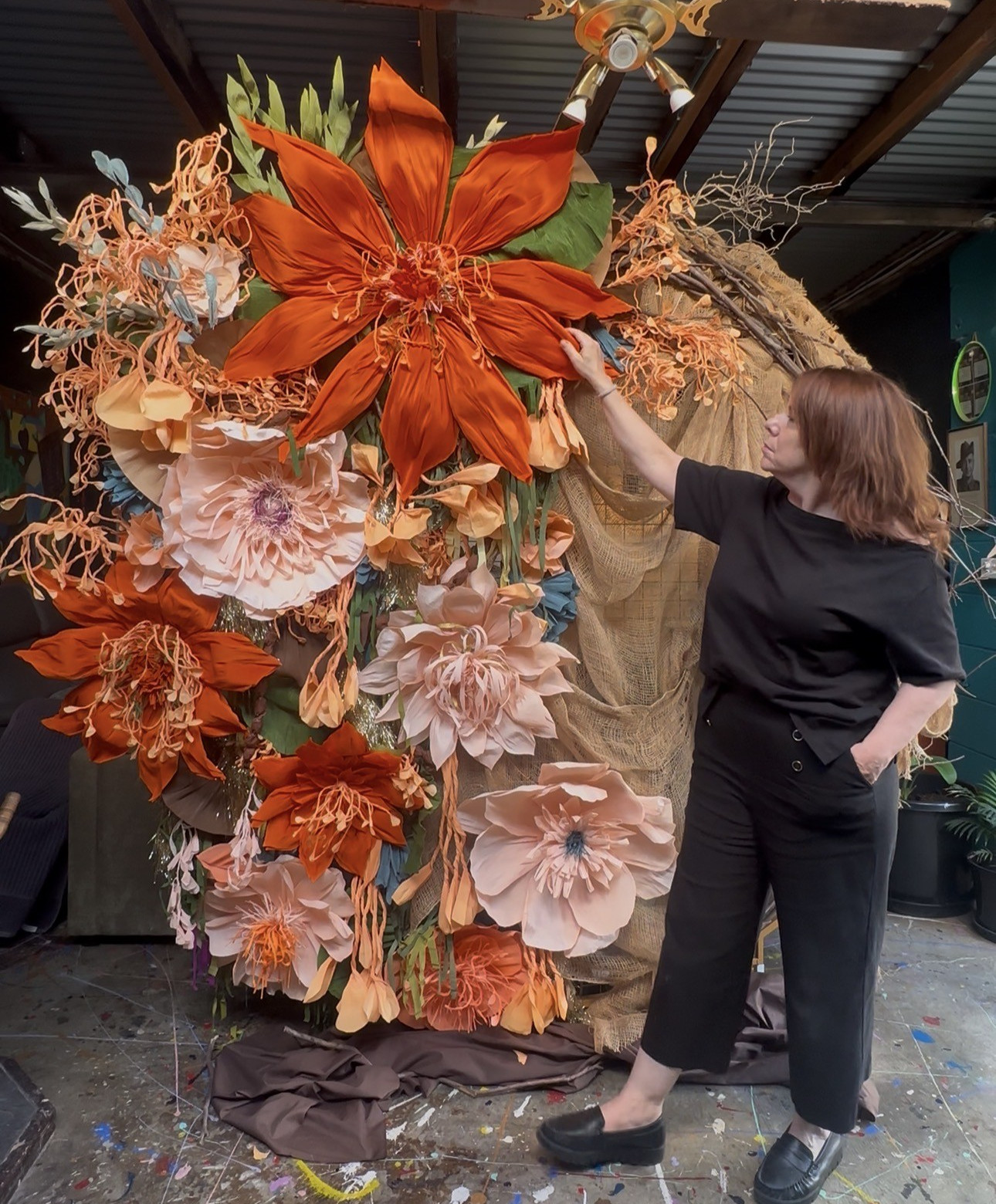Sunny Bloom Backdrop Hire