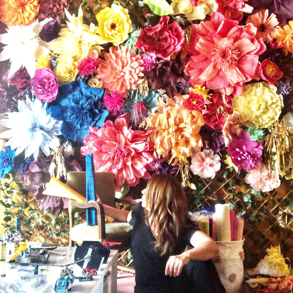 Big blooms are growing in Geelong. Creator Tamara Zito designs and creates her giant flowers in Geelong and are the perfect show stopper for your next event.
