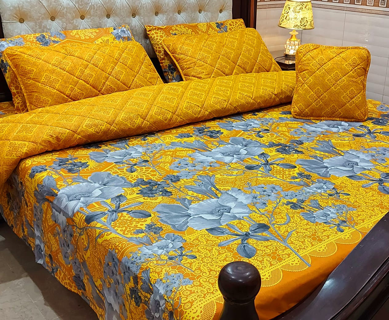 Salonika 7pcs comforter set 