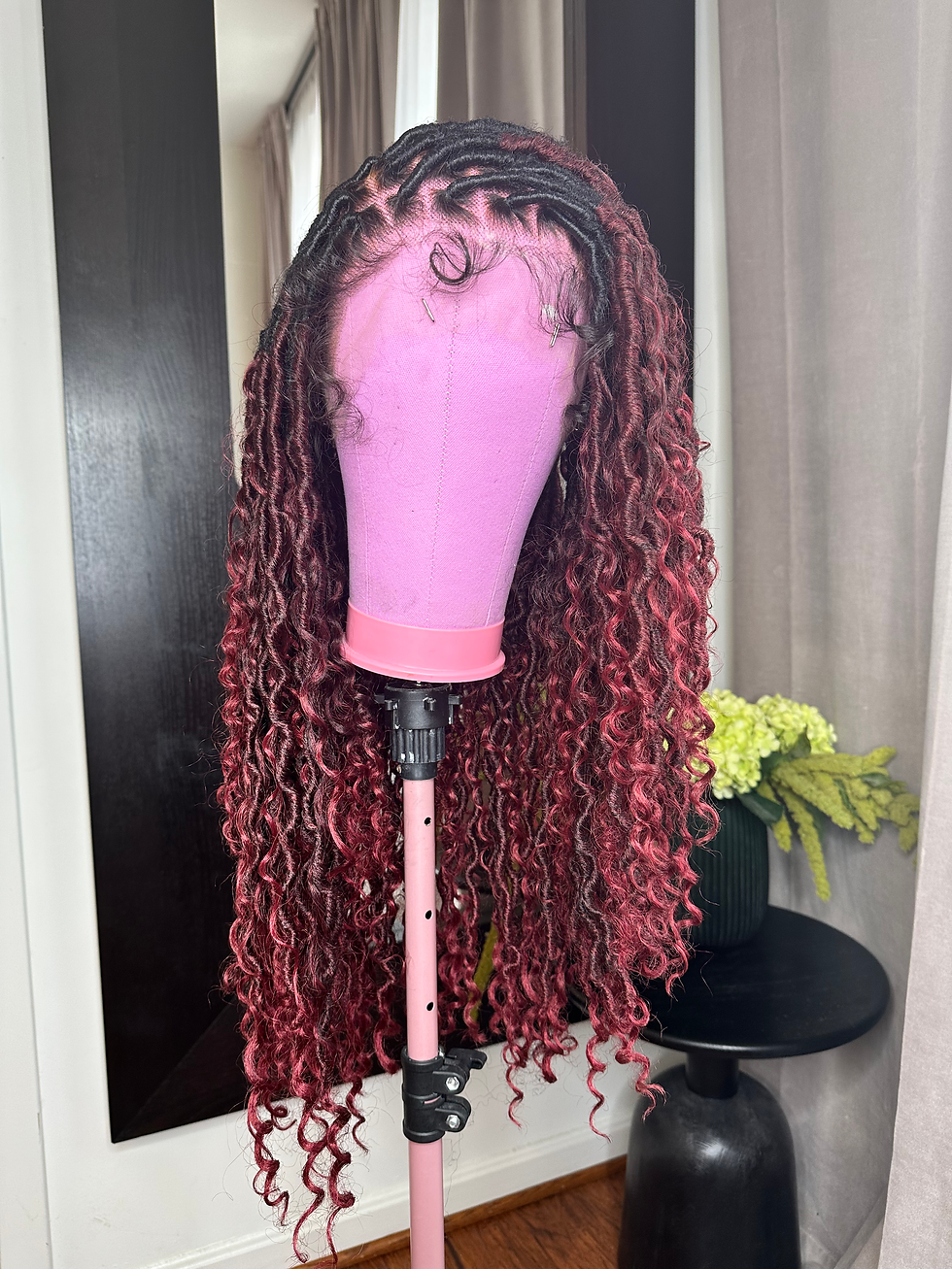 Thumbnail: Goddess Boho Locs HD Full Lace Unit 24in