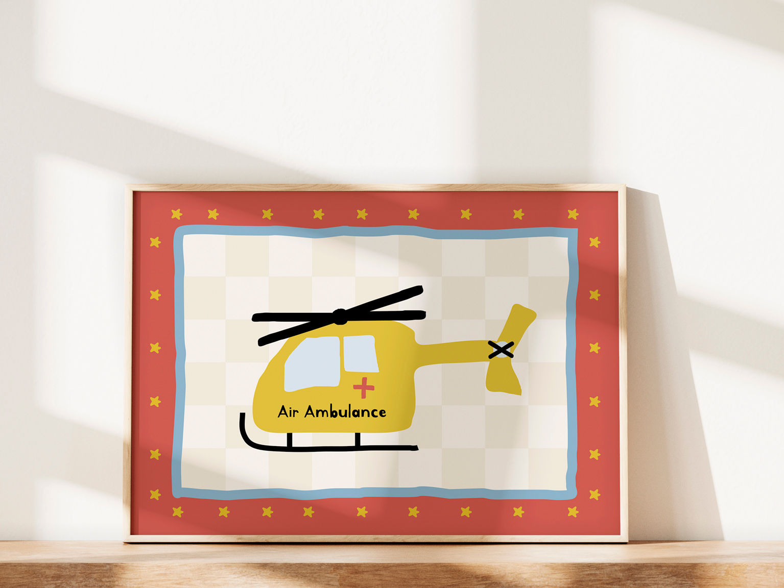 Air ambulance print