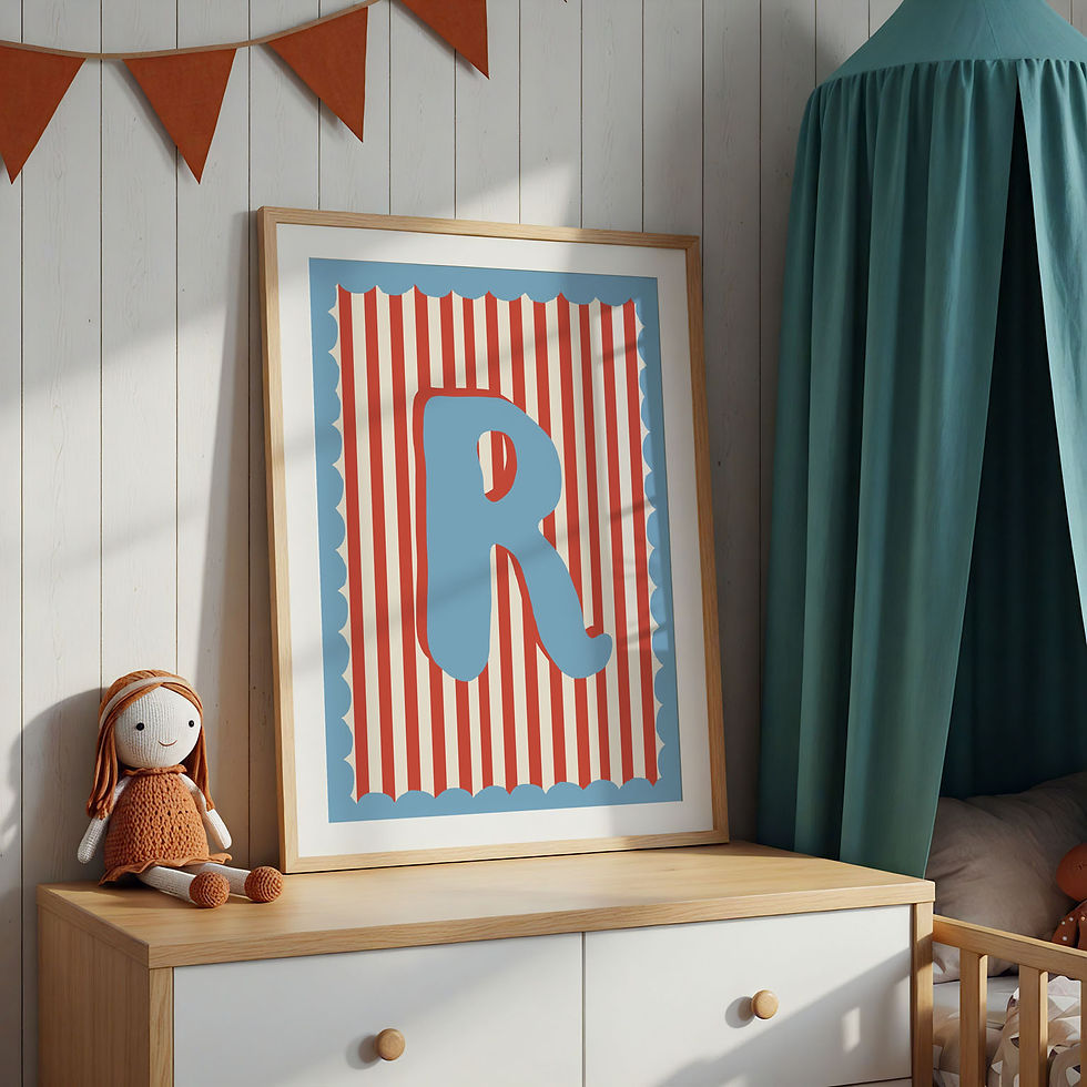 Thumbnail: Circus theme initial print