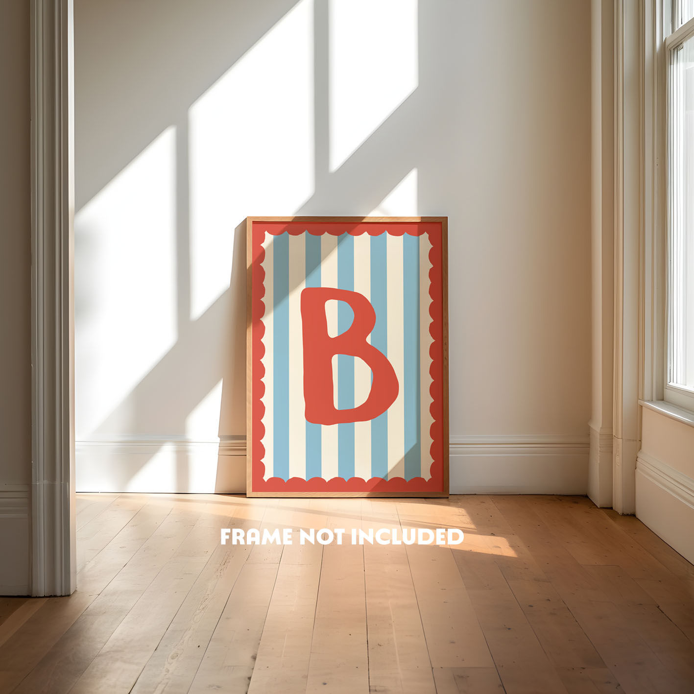 Circus theme initial print