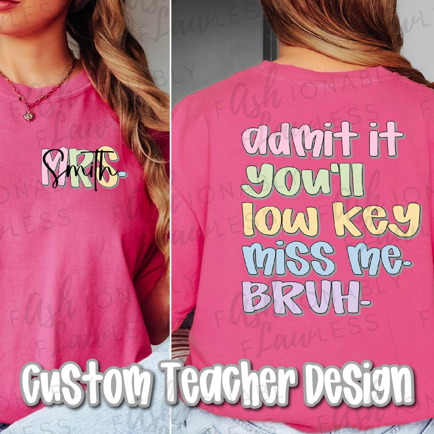 Custom Teacher Tee