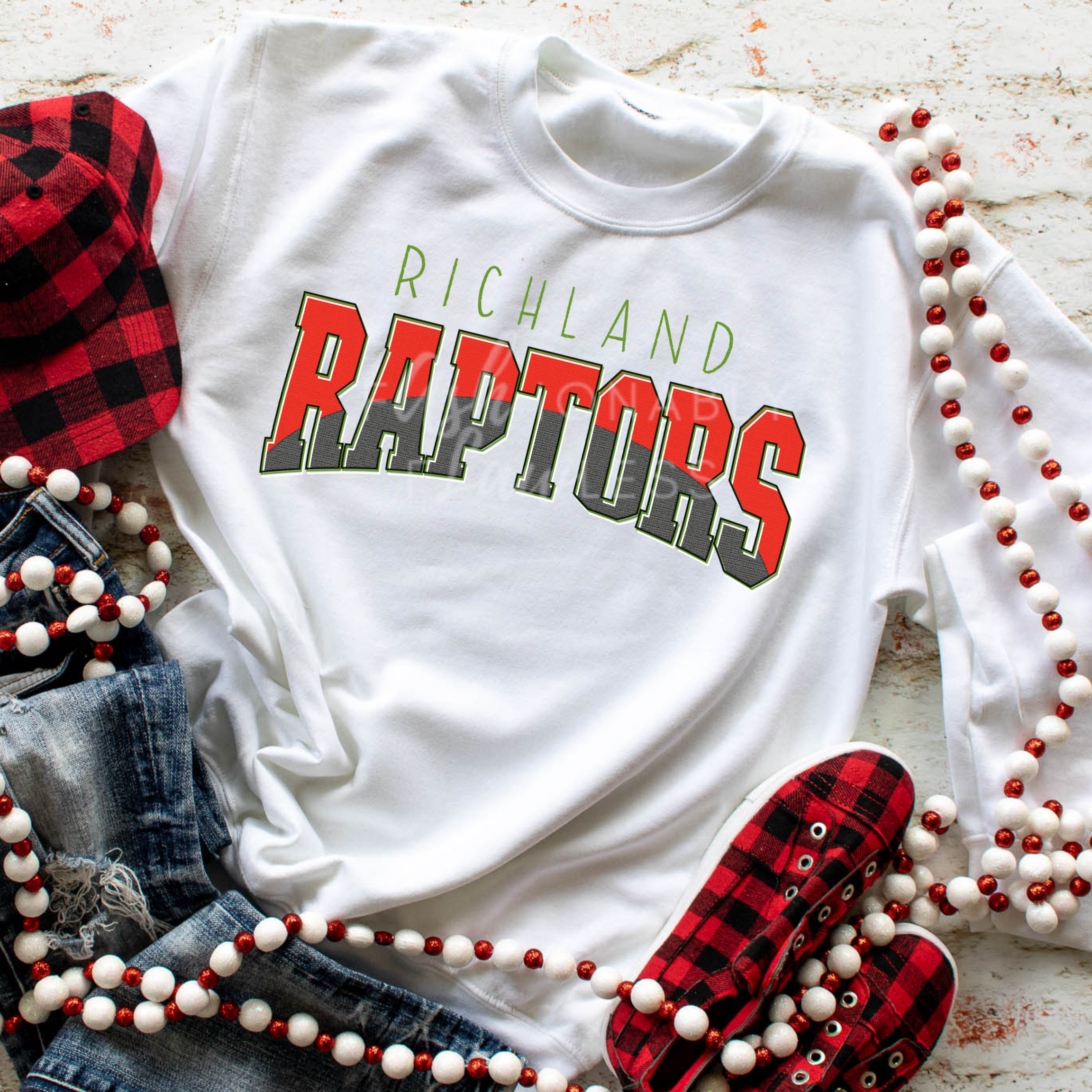 Raptors Football -Richland Curved