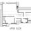 Thumbnail: Upper floor plan of a two-story house with 2 bedrooms and 1 bathroom, offering comfortable spaces for family and guests