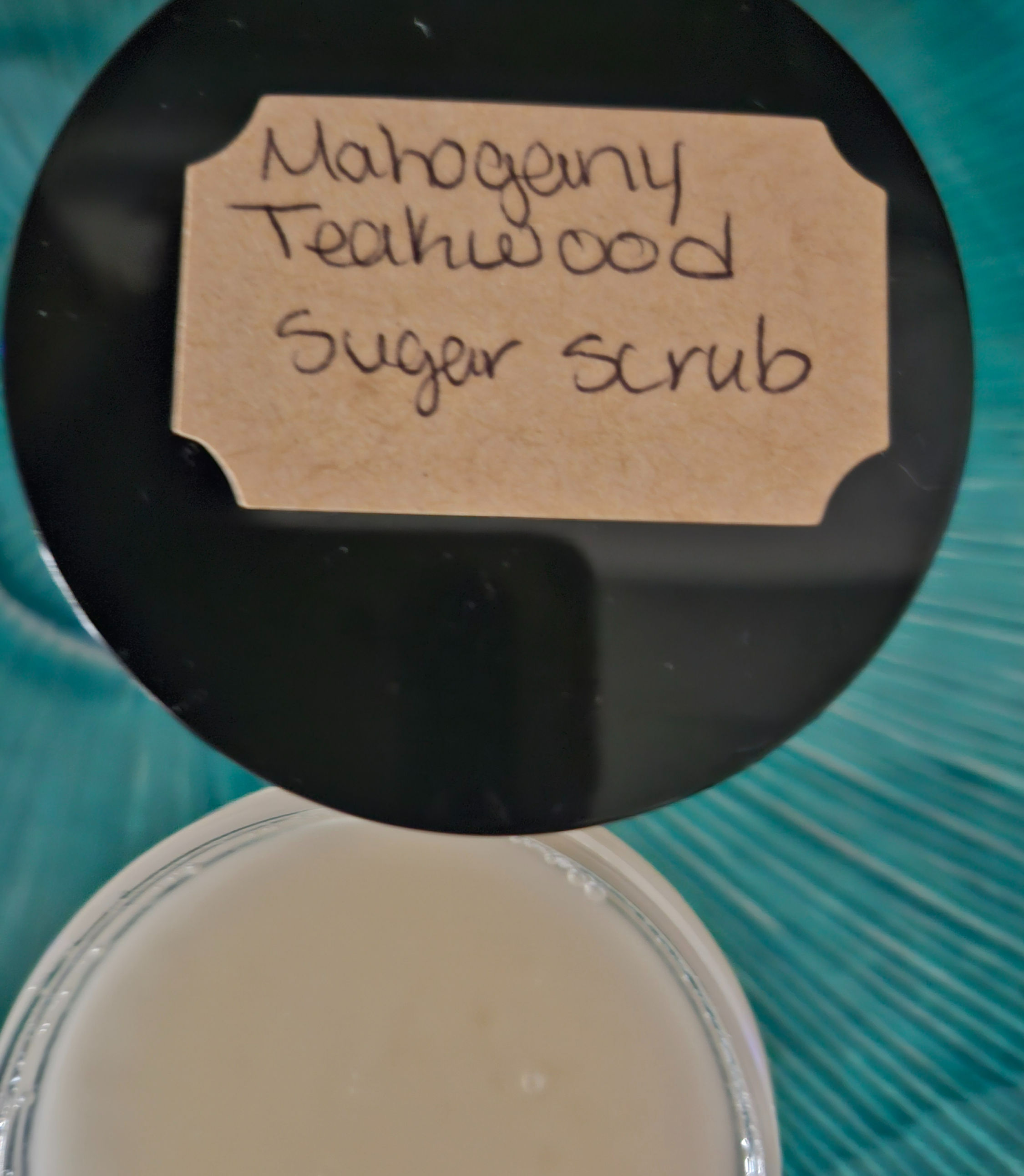 Mahogany Teakwood Sugar Scrub