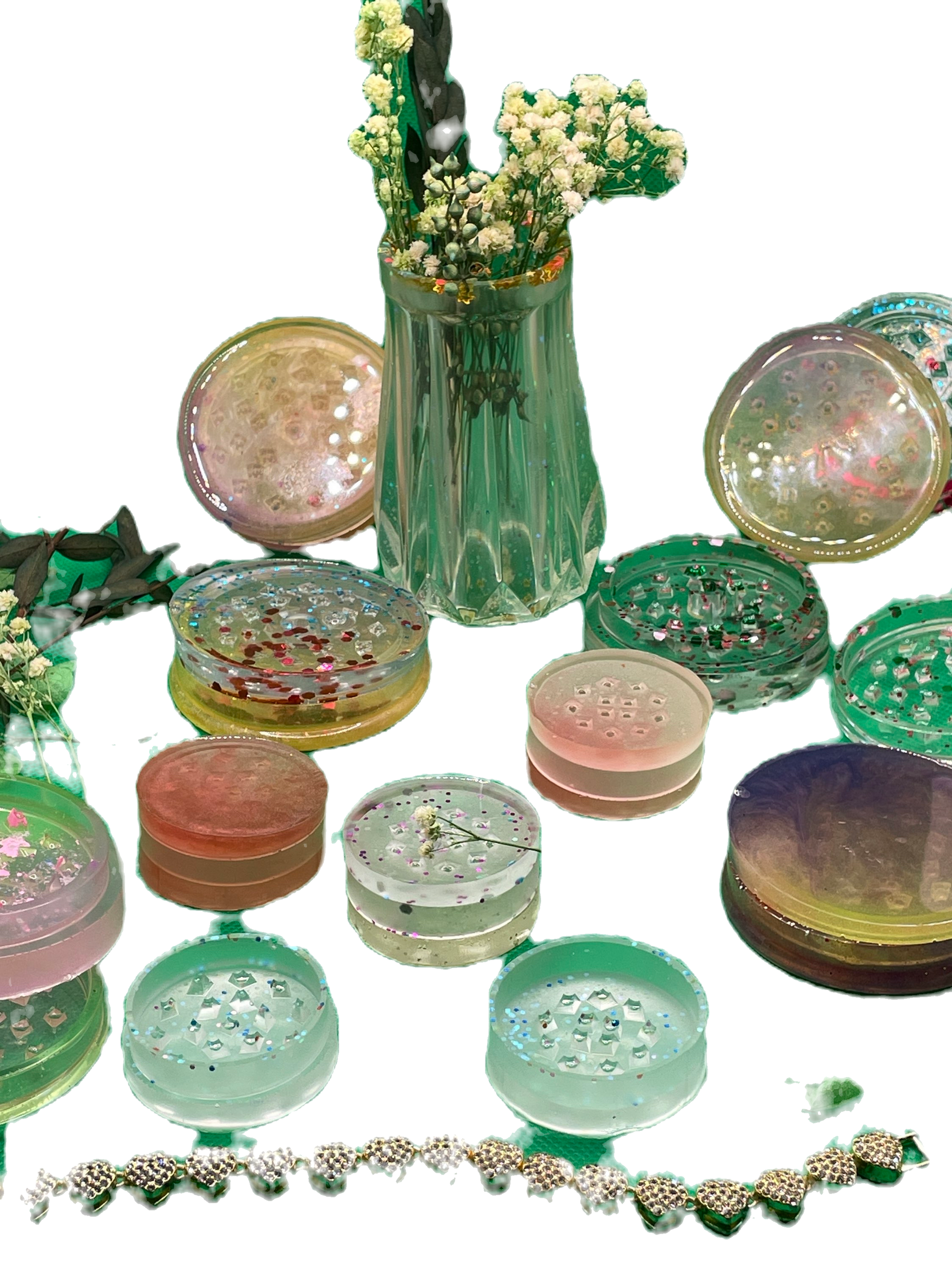 Small and medium size grinders  each sold separately 