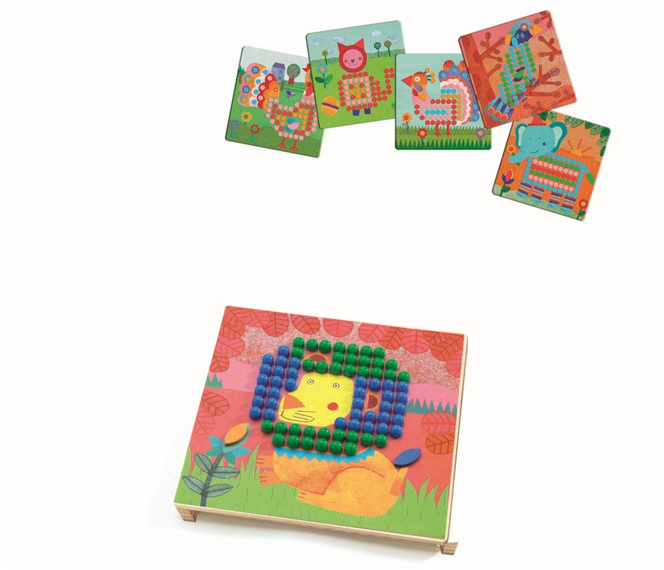 Miniatura: Juego Educativo Mosaico Animo - Djeco