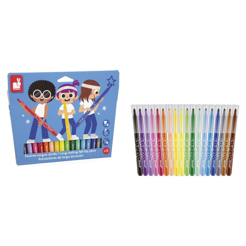 18 Rotuladores Larga Duración - JANOD