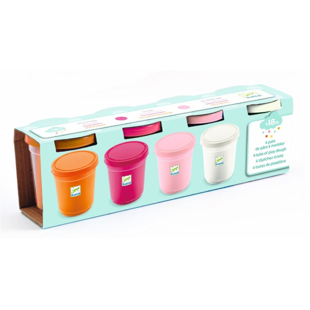 Pasta Moldear 4 Botes Sweet - Djeco