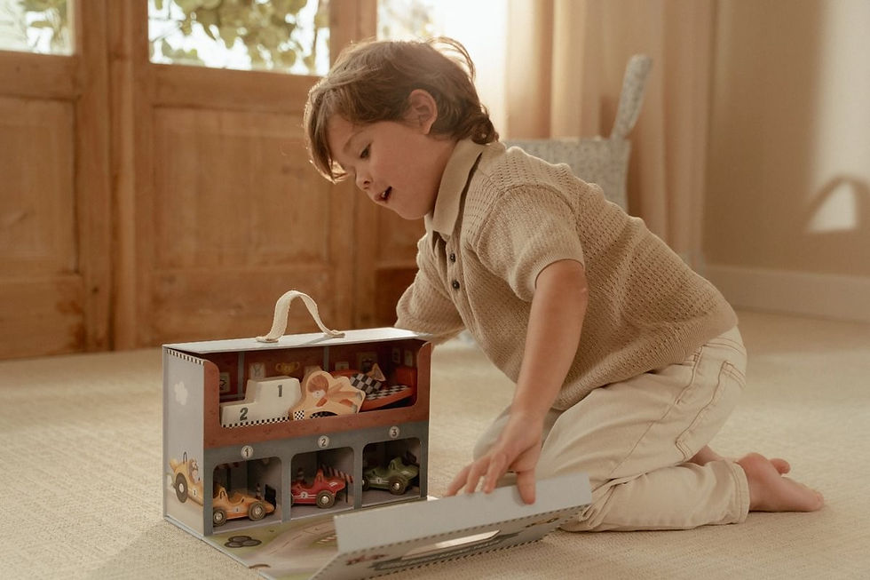 Miniatura: Caja de Juego Pista de Carreras FSC - Little Dutch