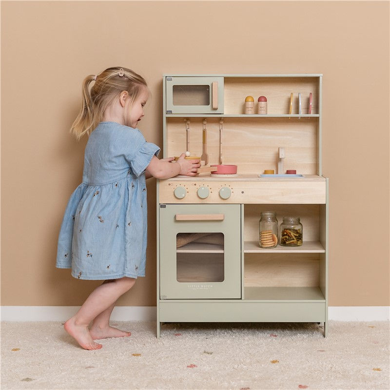 Miniatura: Cocina de Madera Menta Little Dutch