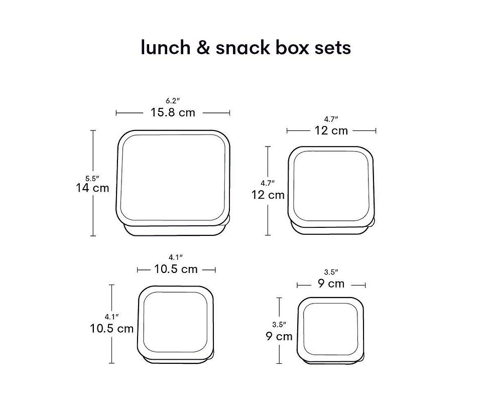 Miniatura: 4 Cajitas Snack Animales - A Little Lovely Company