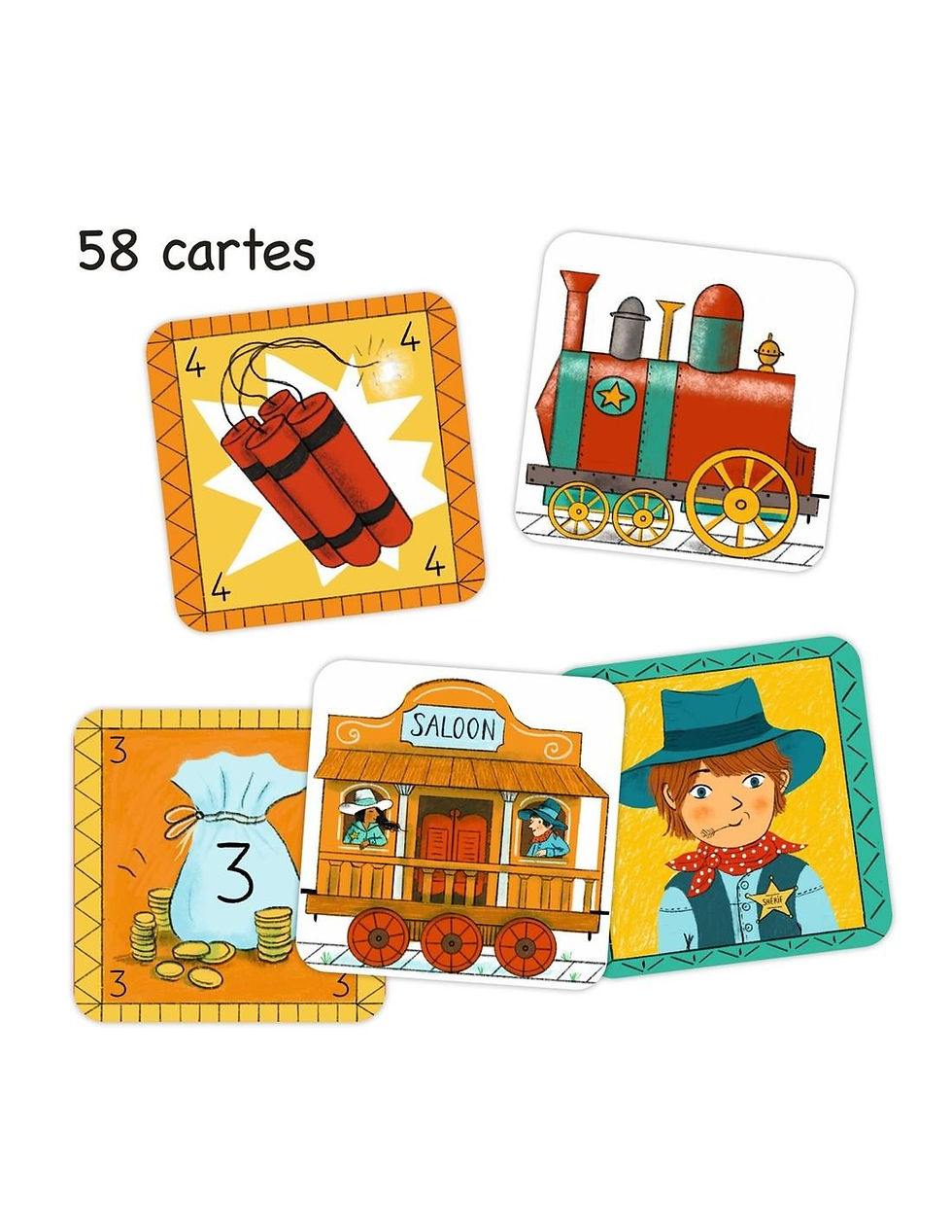 Miniatura: Juego de Cartas Golden Train Memoria y Estrategia - Djeco