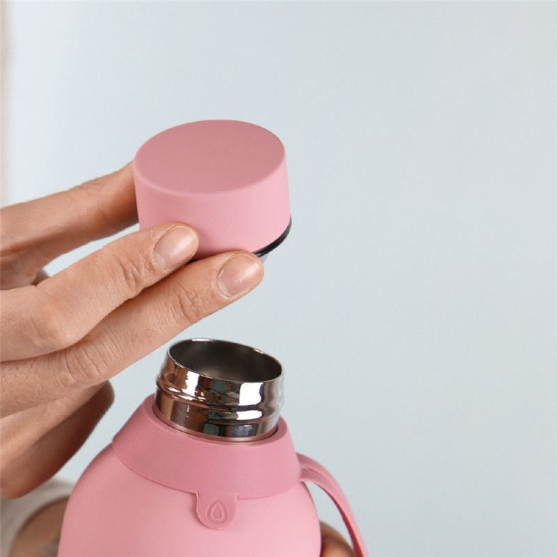 Miniatura: Botella Térmica 350ml Maroon Tiny Blossoms