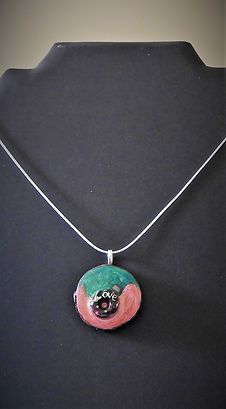 bijou,jewe,bois,wood,rose,tuquoise,argent,loviart,lovi