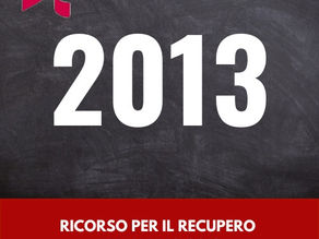 RICORSO RECUPERO ANNO 2013