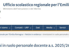 PROCEDURE PER IMMISSIONI IN RUOLO A.S. 2025-2026