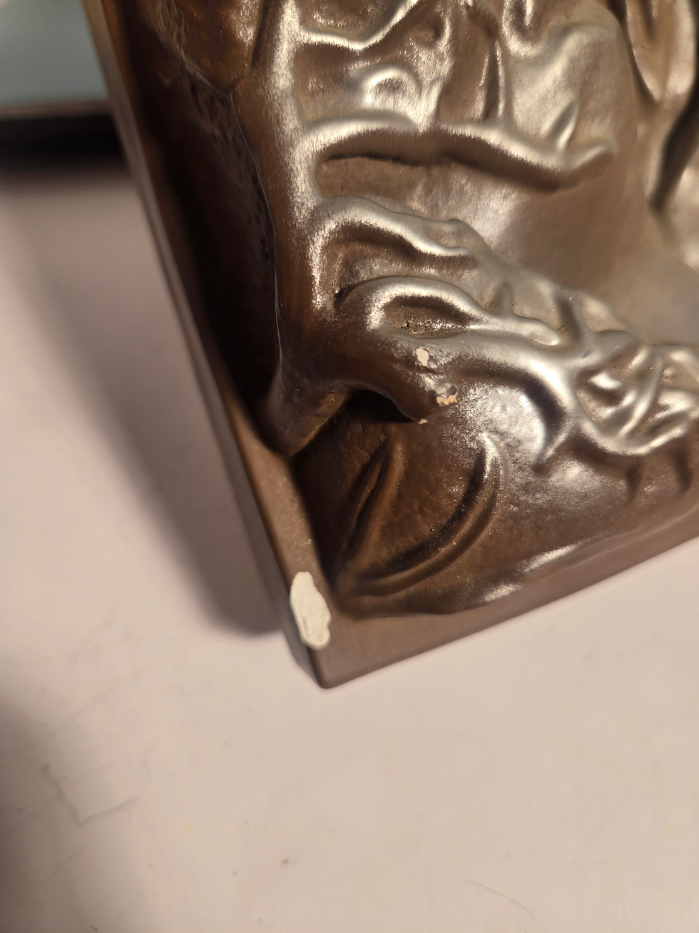 Thumbnail: Vintage 3D Jesus Praying- Plaster Hanging Plaque
