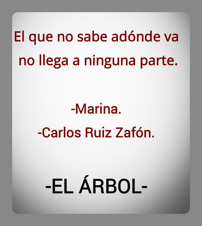 ¿Sabes a dónde vas?