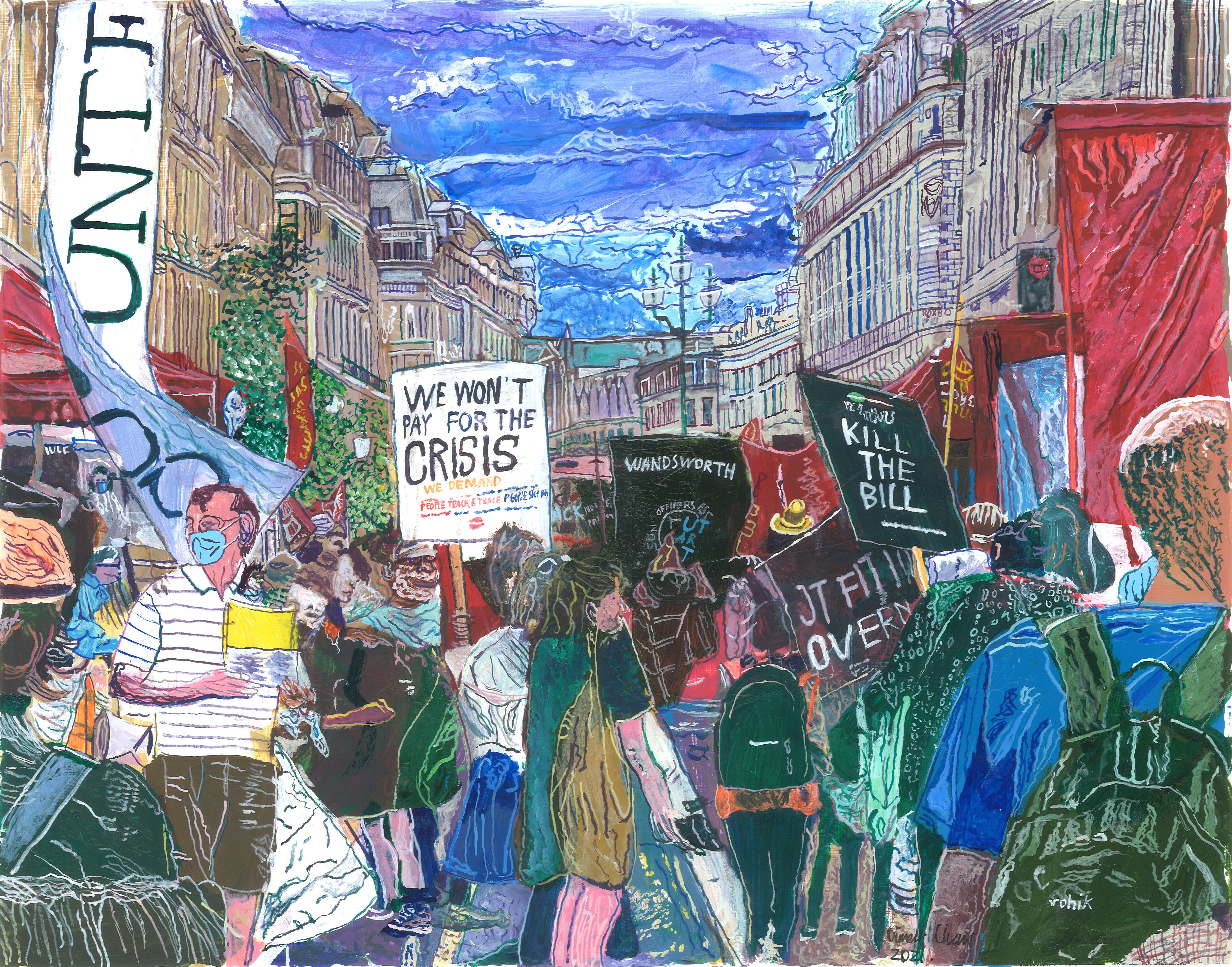 PRINT National Demonstration, London, 2021