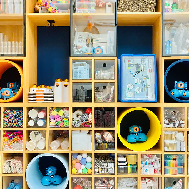 BirdieSTEmLab教育中心中豐富的教學工具