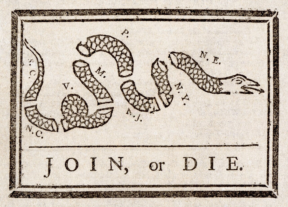 For Benjamin Franklin, declaring independence still implied a dependence on other people.