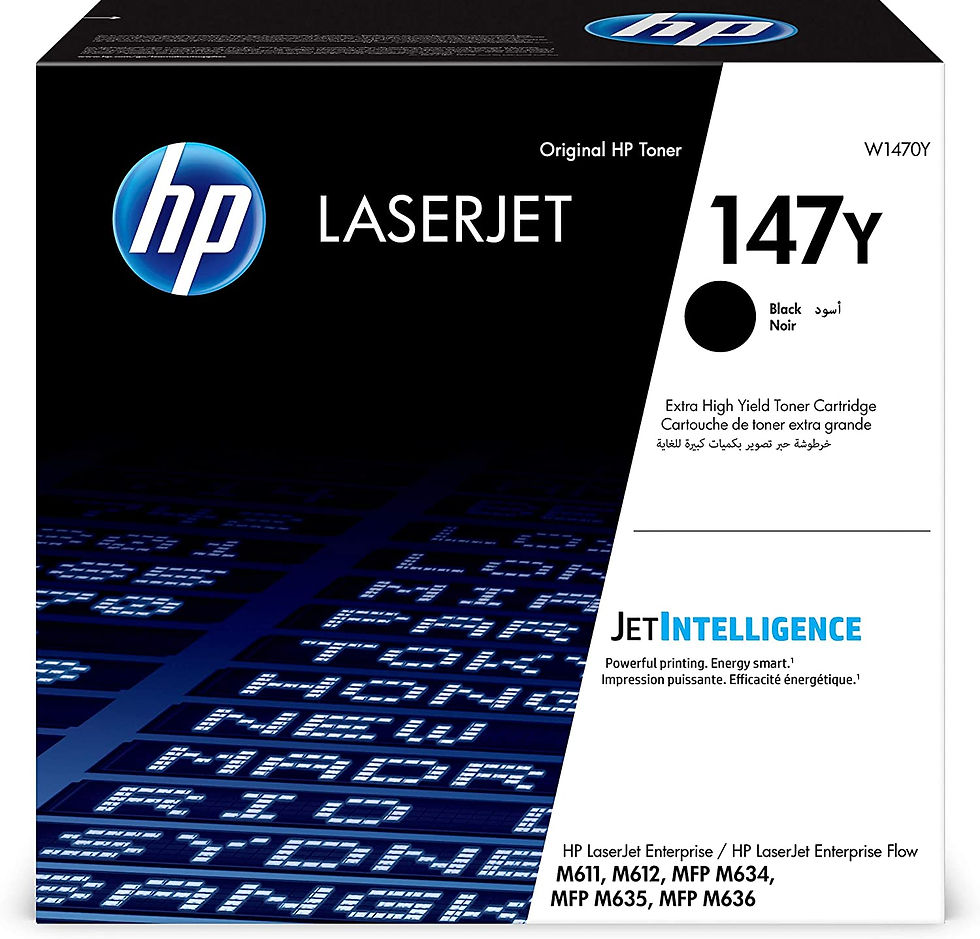 HP 147Y Extra High Yield Black Toner Cartridge (W1470Y)
