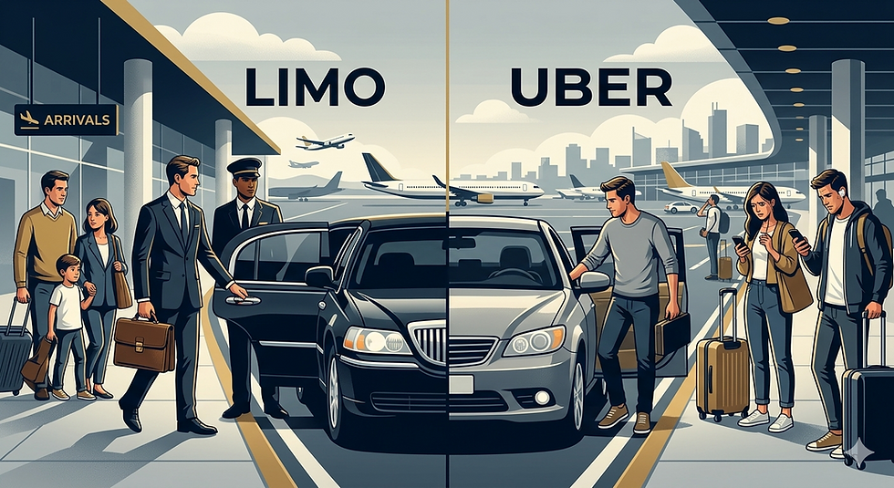 Limo vs Uber for Airport Transfers