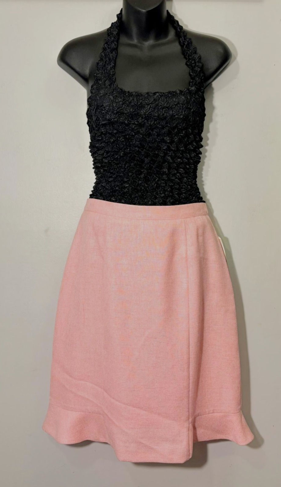 Thumbnail: Bantry Bay soft pink A-line skirt size S, flared feminine style