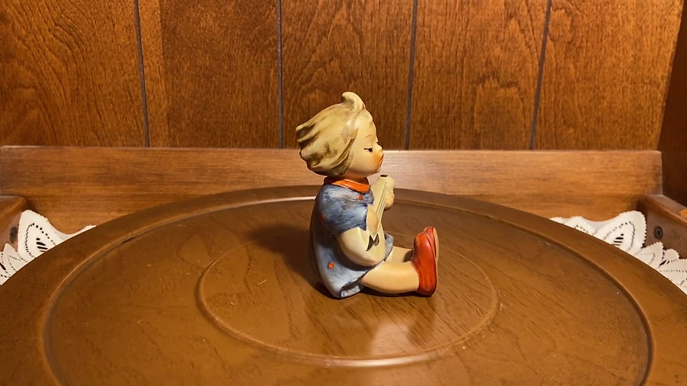 Thumbnail: Vintage Hummel "Joyful" Figurine TMK-3 – Goebel Germany – Girl with Mandolin
