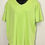 Thumbnail: Soft Lime V-Neck Tee – Beaded Neck Detail, Cotton Blend Comfort, Sustainable