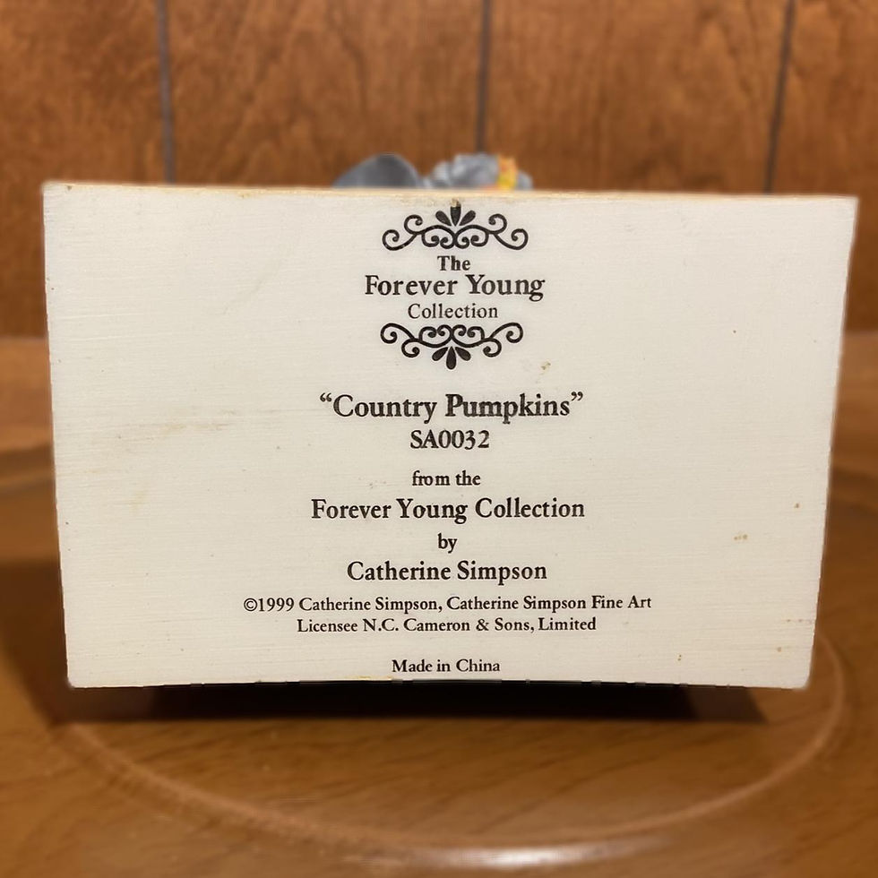 Thumbnail: Country Pumpkins Figurine | Forever Young Collection by Catherine Simpson