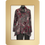 Thumbnail: Soft Plum & Black Pattern Top – Lightweight Stretch Knit, Elegant Comfort