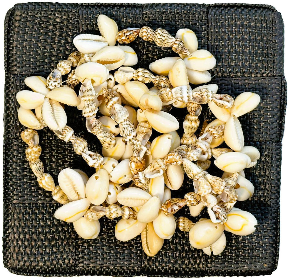 Thumbnail: Natural Shell Cluster Necklace | Statement Seaside Jewelry | Retro Boho Beach