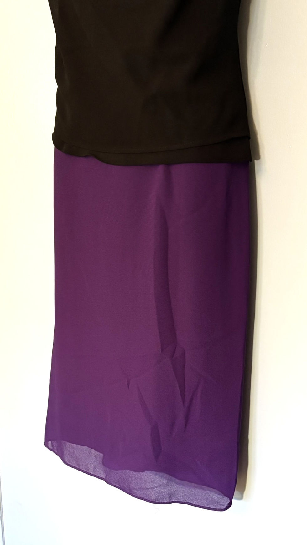 Thumbnail: Ninalee Black Pleated Skirt – Classic Polyester Plus Size Made in USA