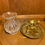 Thumbnail: Royal Irish Crystal Brass Hurricane Taper Candle Lamp, Pineapple Motif Decor
