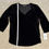 Thumbnail: Picadilly Black Velvet Top – Soft Stretch Long Sleeve, Made in Canada